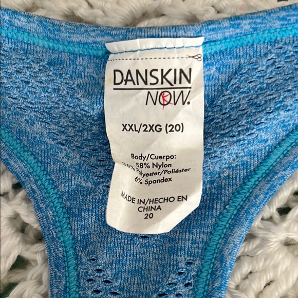 Danskin Now Blue Sports Bra Intimates & Sleepwear - Picture 3 of 6